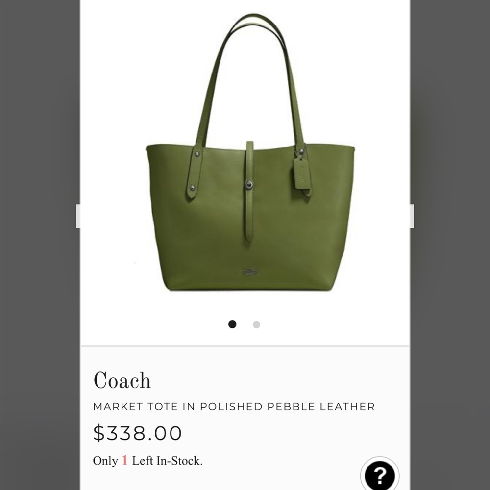 Coach Market Tote